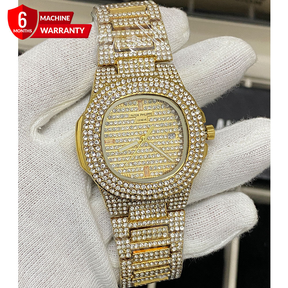 Patek Philippe - Geneve Iced Out Luxury Chain Watch