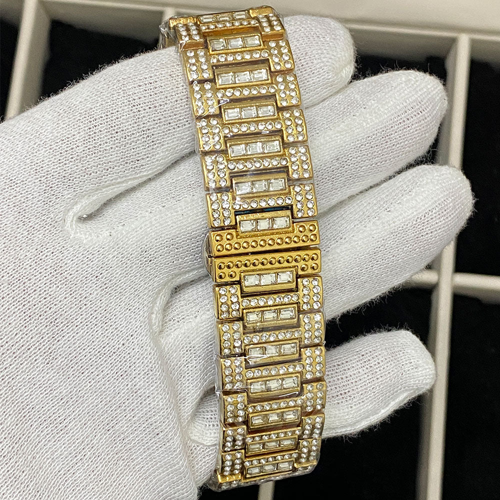 Patek Philippe - Iced Out Self Winding Luxury Chain Watch