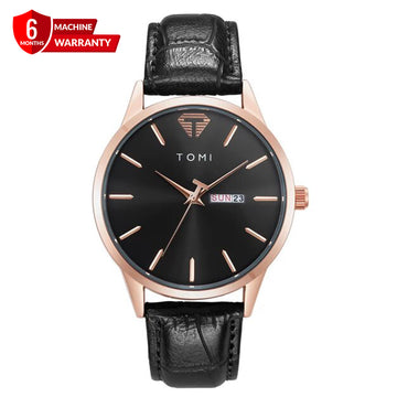 TOMI T-045 Orignal Men's Watch Date & Day Quartz Straps Watch