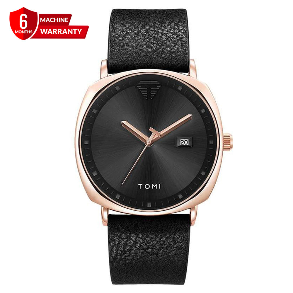 TOMI T-044 Quartz Date Business Class Strap Watch For Men