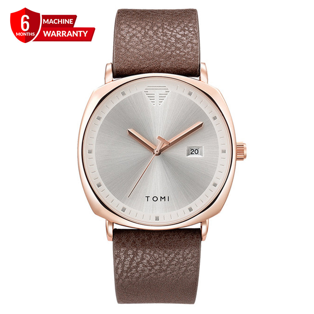 TOMI T-044 Quartz Date Business Class Strap Watch For Men