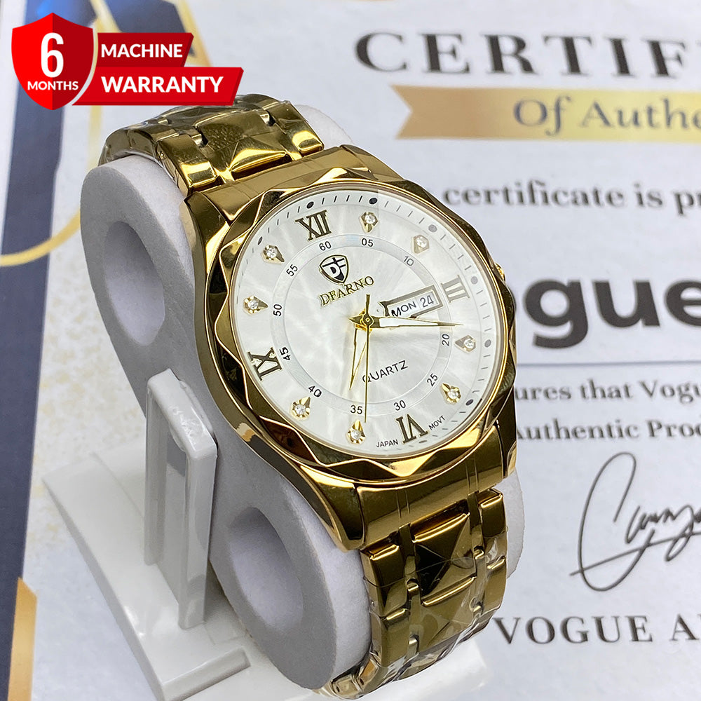 Dearno Prism Design Luxury Chain Watch For Men