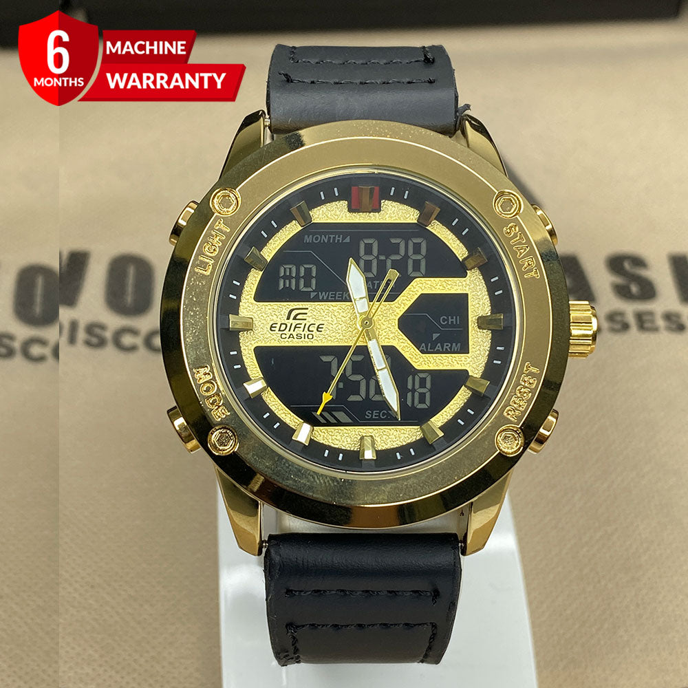 EDF-3689 Dual Time Straps Watch For Men