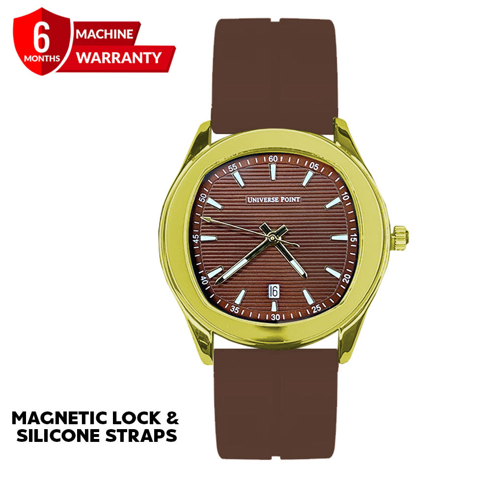 Universe Point Nautilus Silicone Straps &  Magnetic Lock Wrist Watch