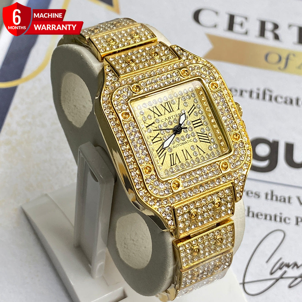 Luxury Cartier - Ladies Watch With Butterfly Master Lock