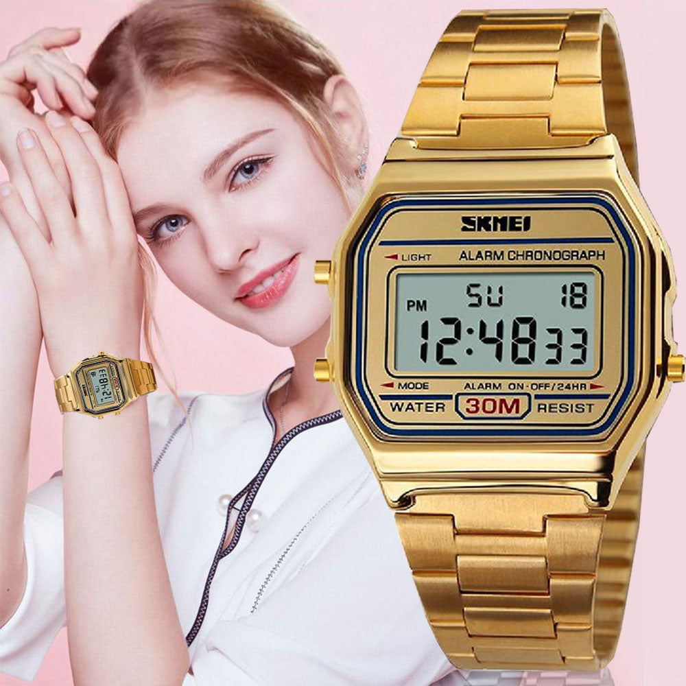 SKM Digital 100% Waterproof Ladies Watch