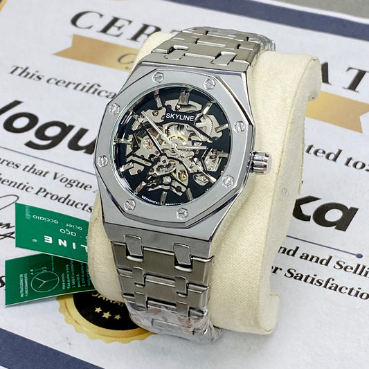 SKYLINE Automatic - Mechanical Movement Premium Chain Watch For Men