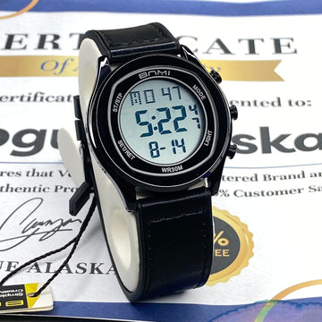 BNMI Round Dial Multifunctional Digital Watch For Men