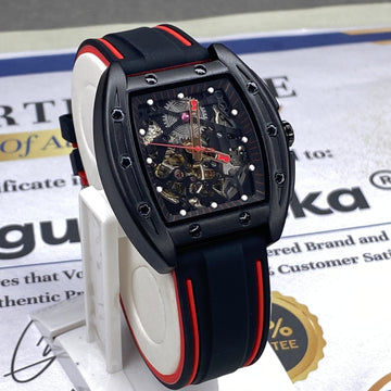 AILANG Automatic Mechanical Movement Curvex Dial Straps Watch For Men