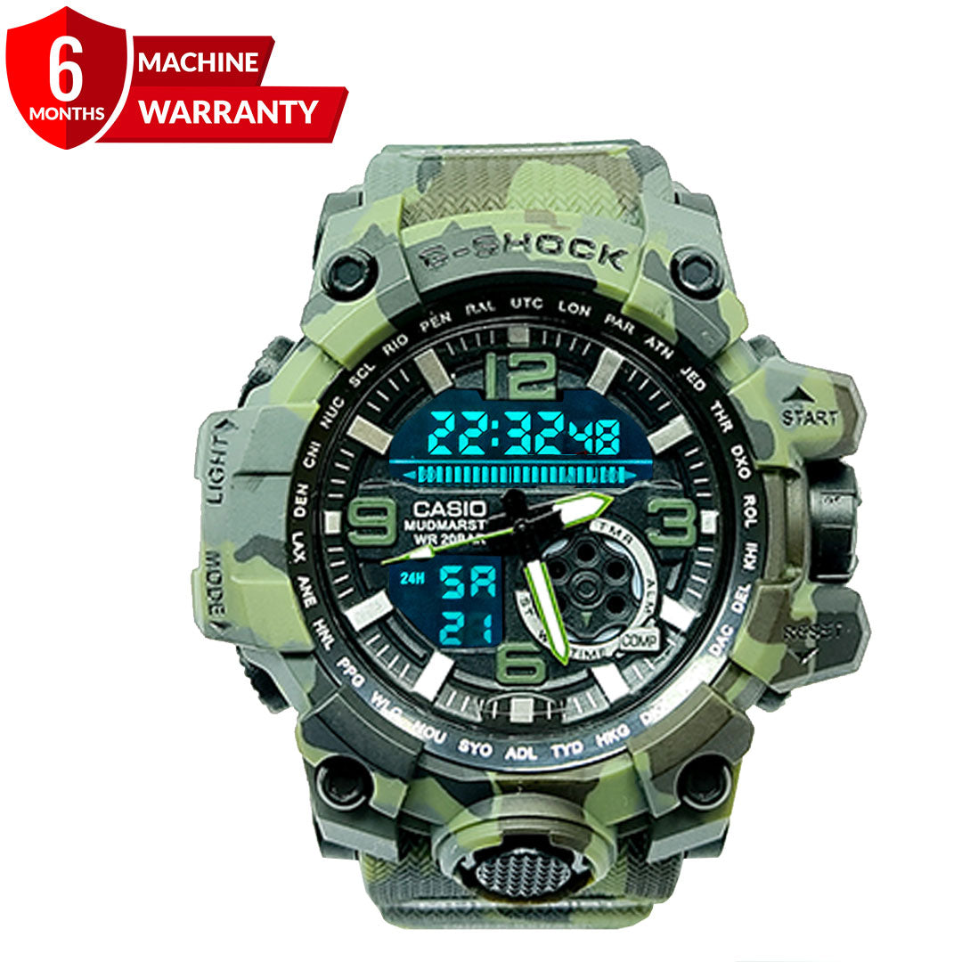 G shock army green watch sale