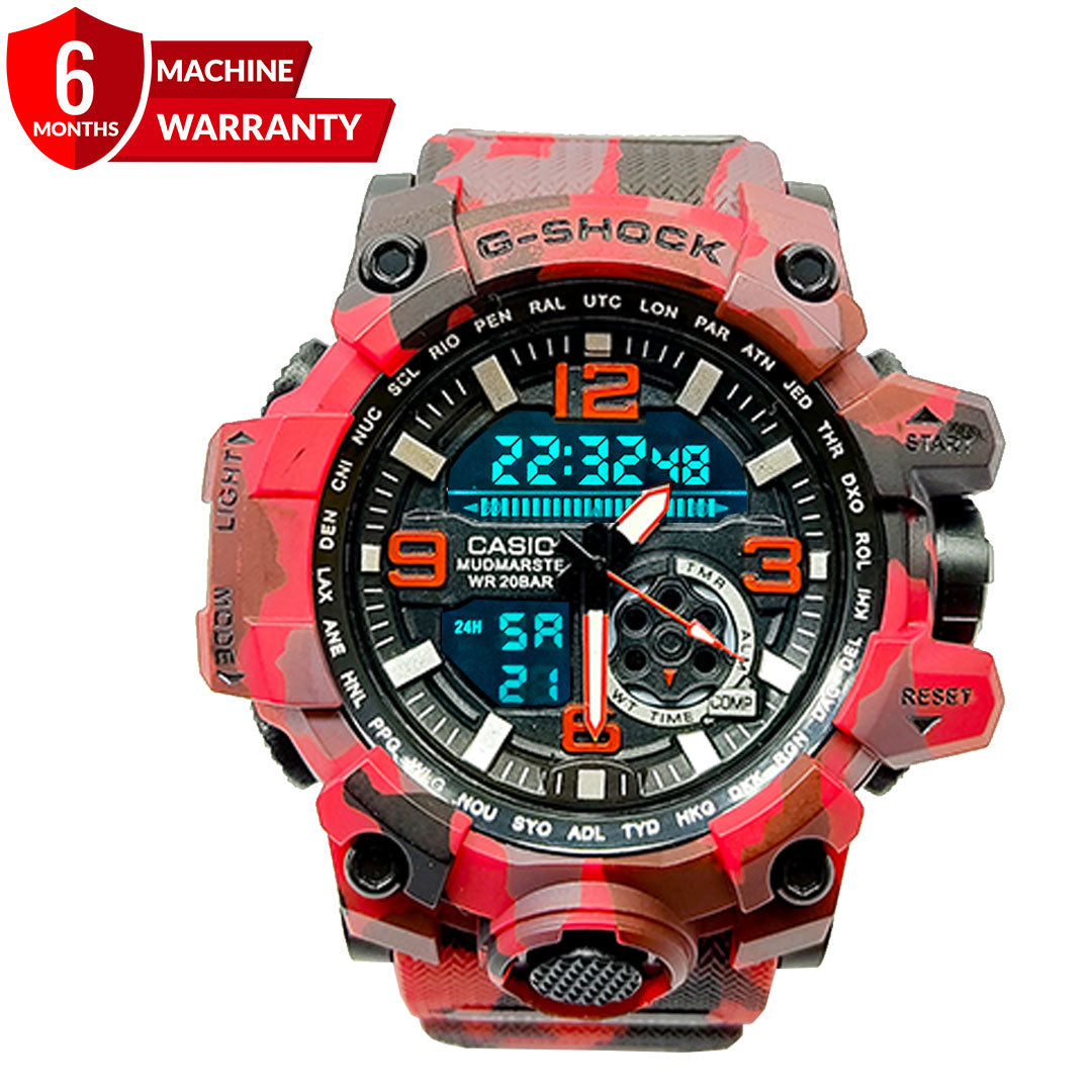 G-Shock Army Brown Dual Time Sports Watch