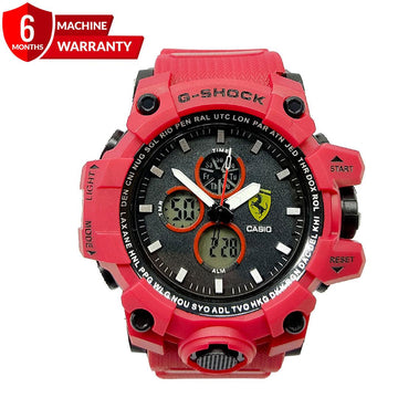G-Shock Dual Time Sports Watch For Men - Red - Vogue Alaska