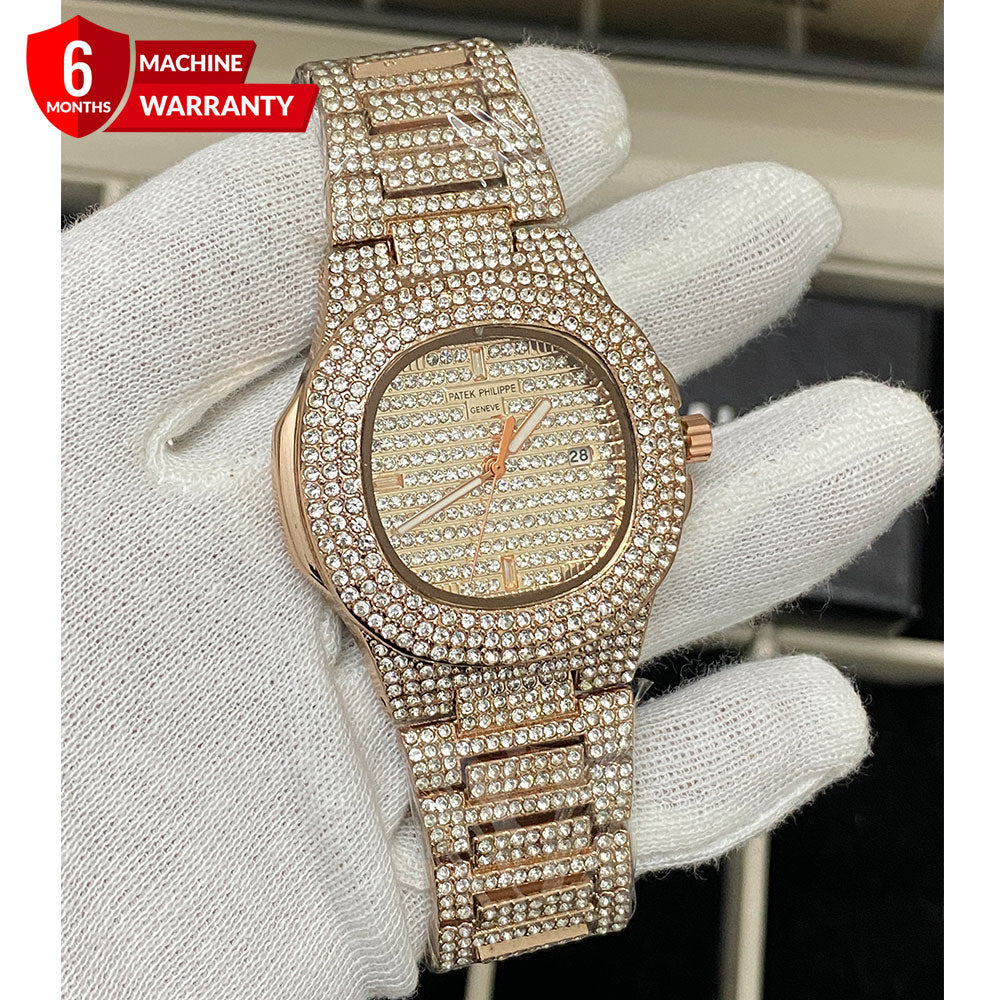 Patek Philippe - Geneve Iced Out Luxury Chain Watch