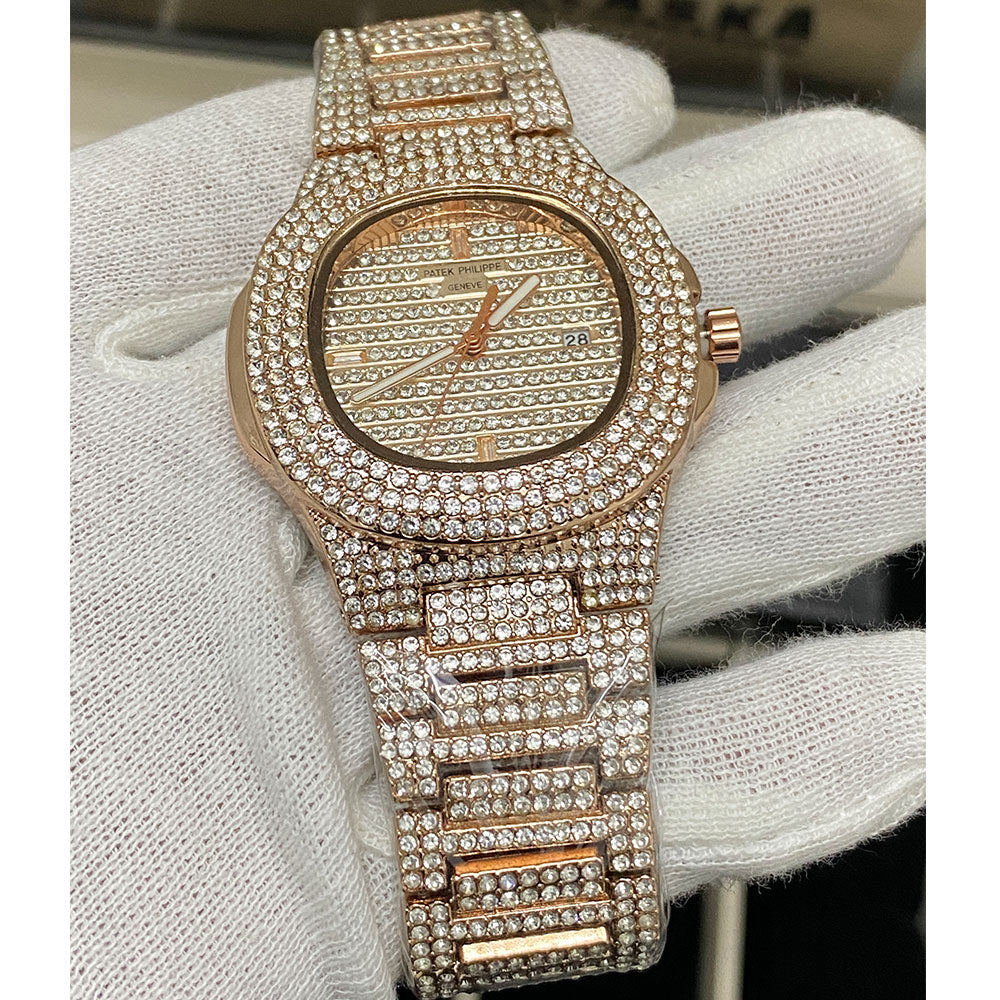 Patek Philippe - Geneve Iced Out Luxury Chain Watch