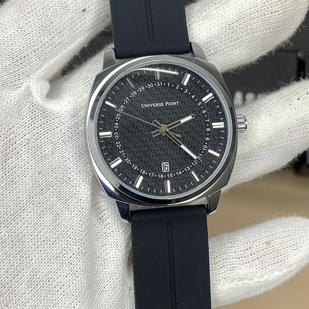 Universe Point Magnetic Lock  & Silicone Straps Watch