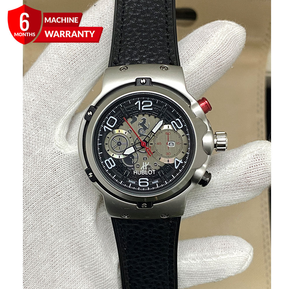 Hublot Geneve Master Lock , Soft & Durable Straps Watch For Men