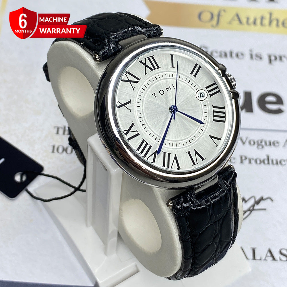 TOMI T-075 Original Date Business Class Strap Watch
