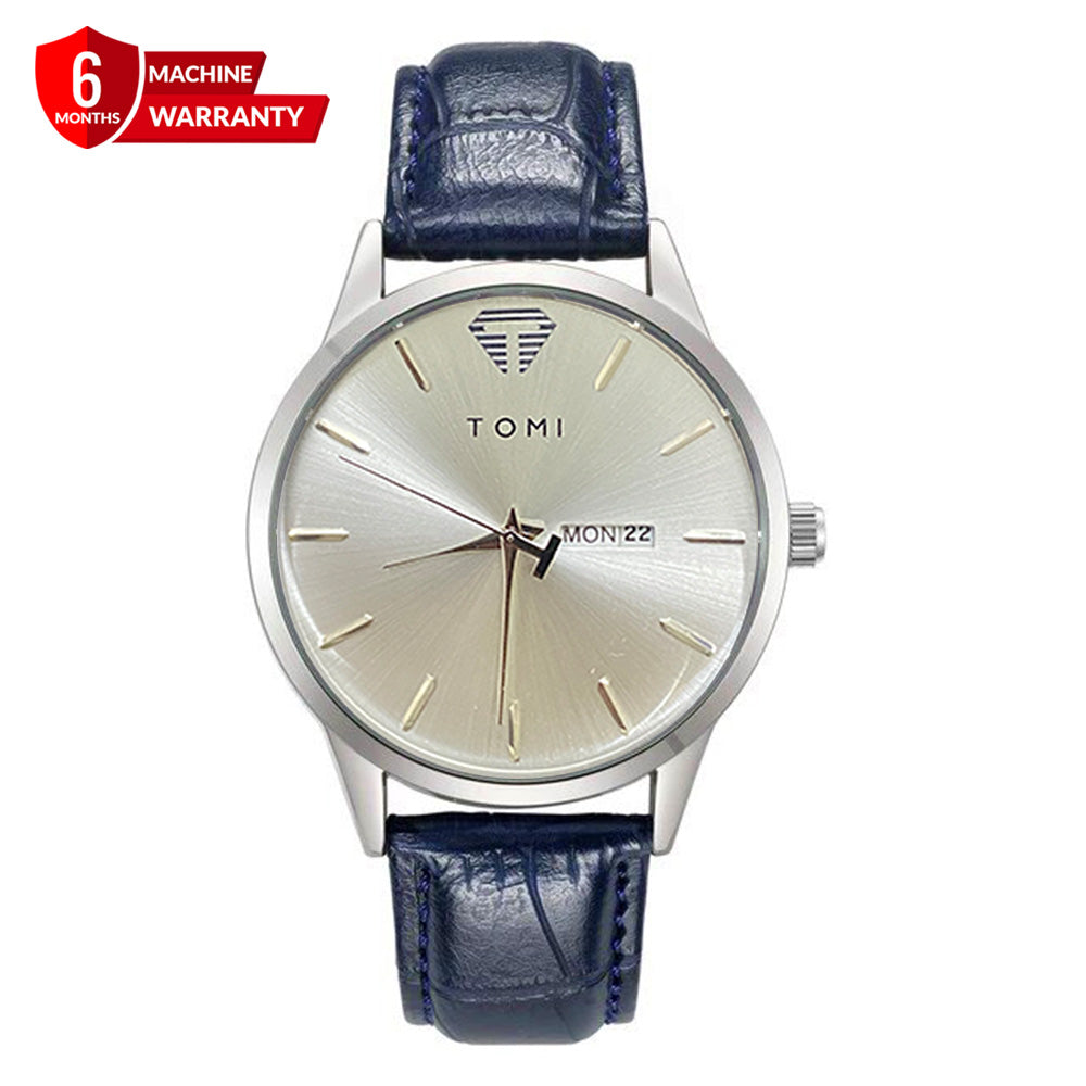 TOMI T-045 Orignal Men's Watch Date & Day Quartz Straps Watch
