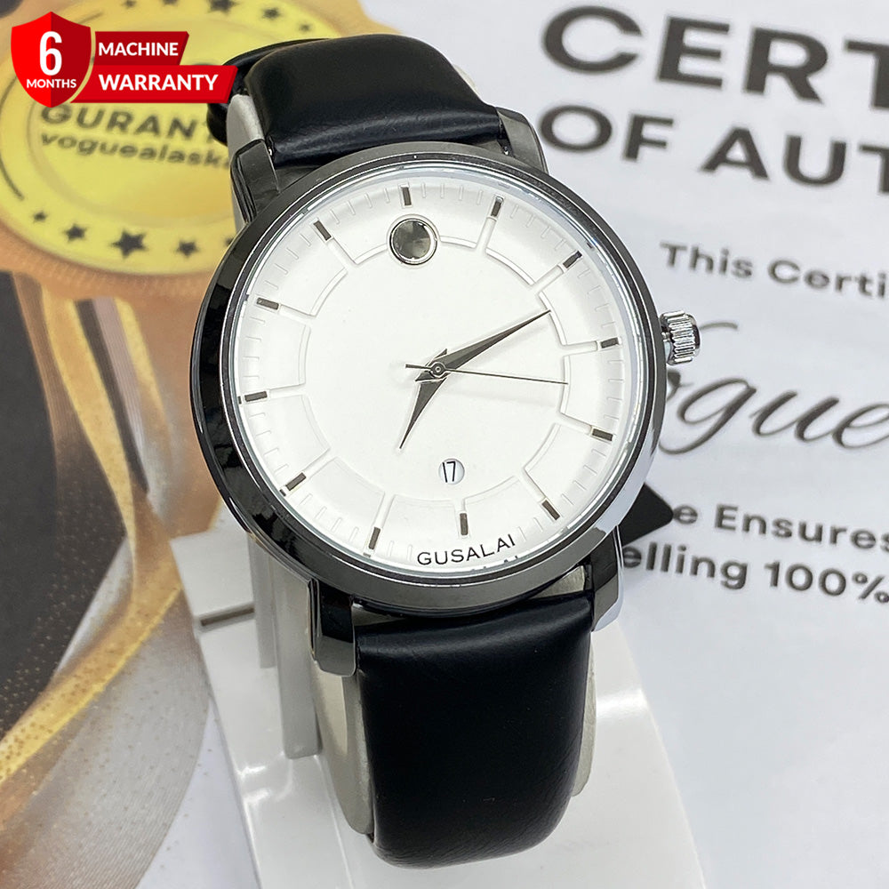 GUSALAI 6025-G Straps Watch For Men