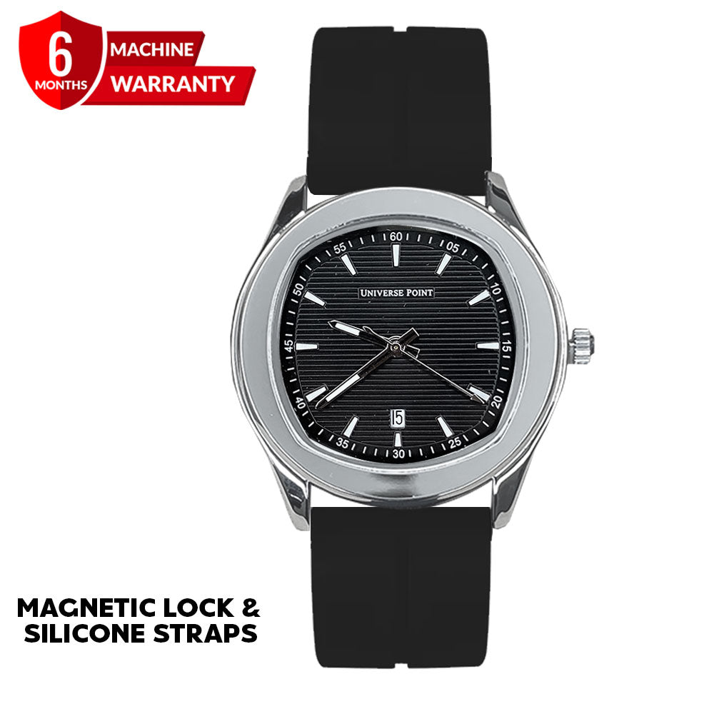 Universe Point Nautilus Silicone Straps &  Magnetic Lock Wrist Watch