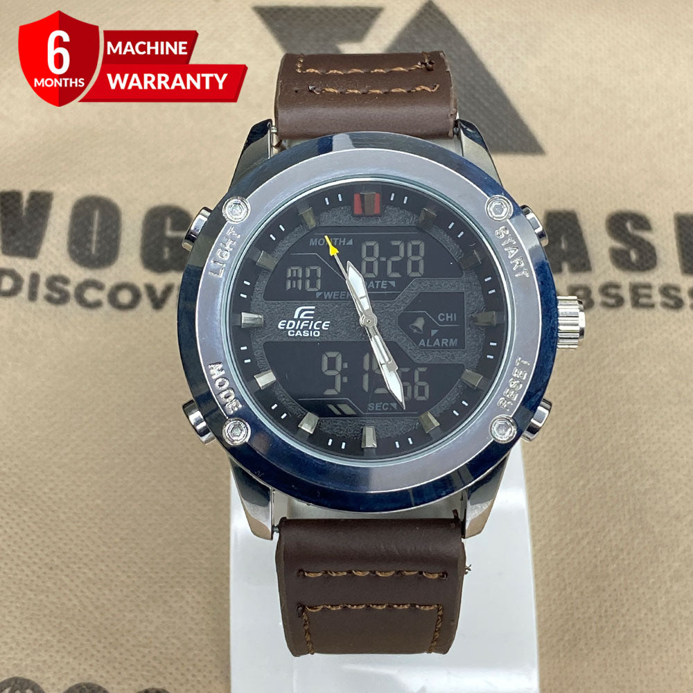EDF-3689 Dual Time ( Analog & Digital ) Straps Watch