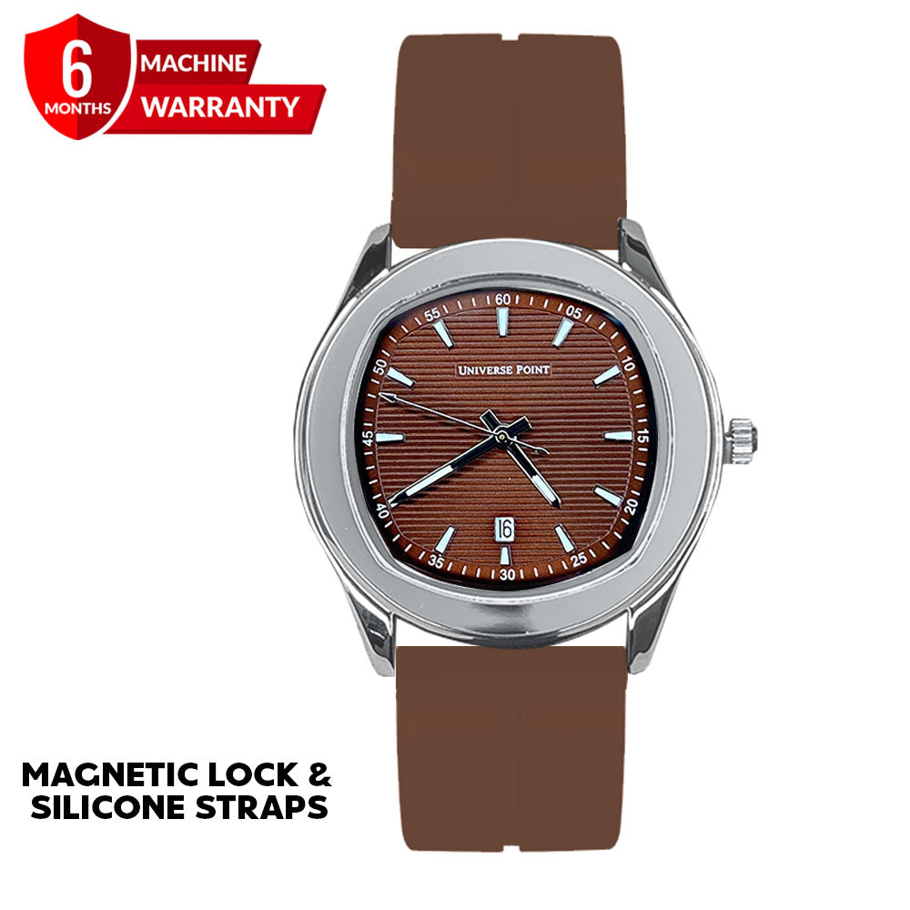 Universe Point Nautilus Silicone Straps &  Magnetic Lock Watch For Men