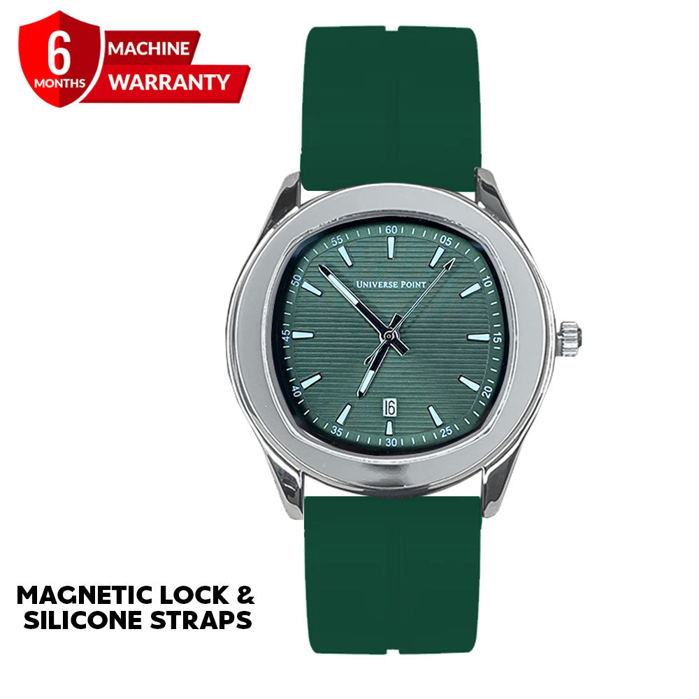 Universe Point Nautilus Silicone Straps &  Magnetic Lock Wrist Watch