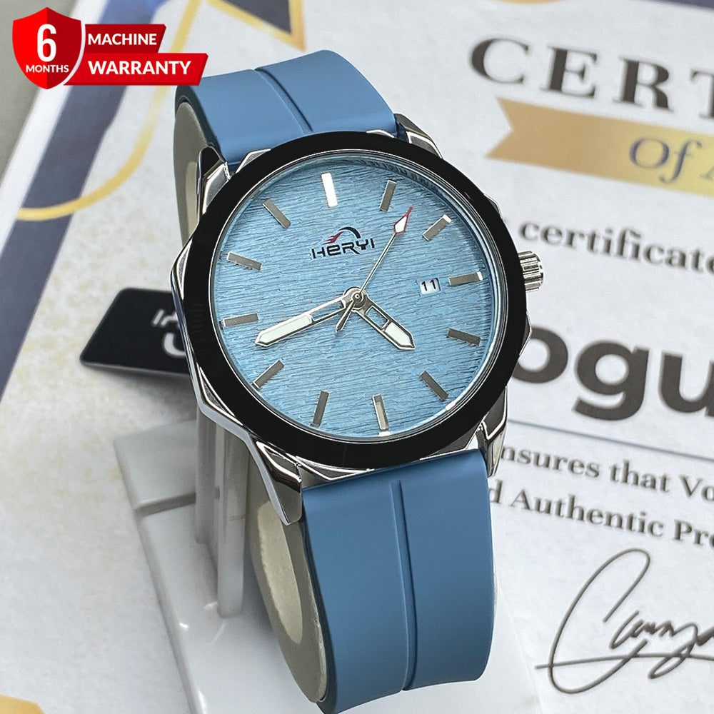 Heyri -  Silicone Rubber Straps & Magnetic Lock Watch For Men