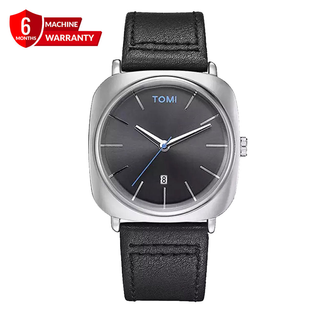 TOMI T-084 Quartz Date Business Class Strap Watch