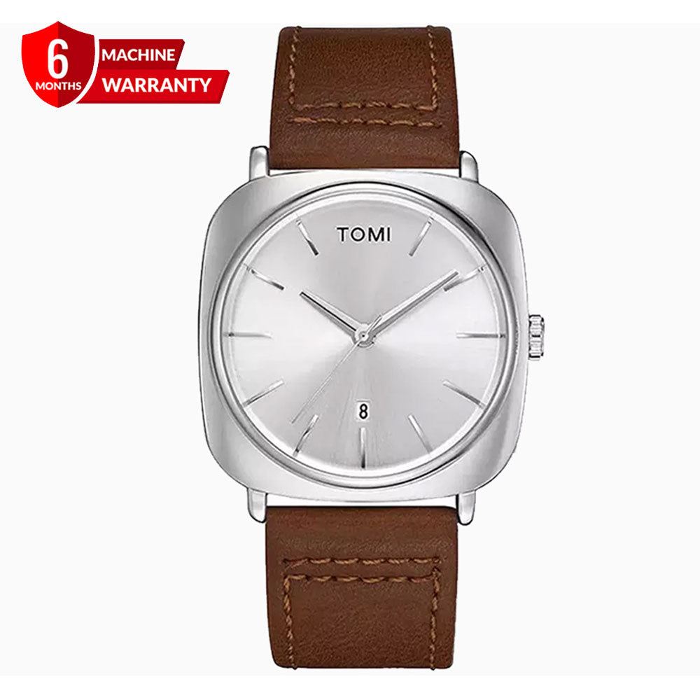 TOMI T-084 Quartz Date Business Class Strap Watch