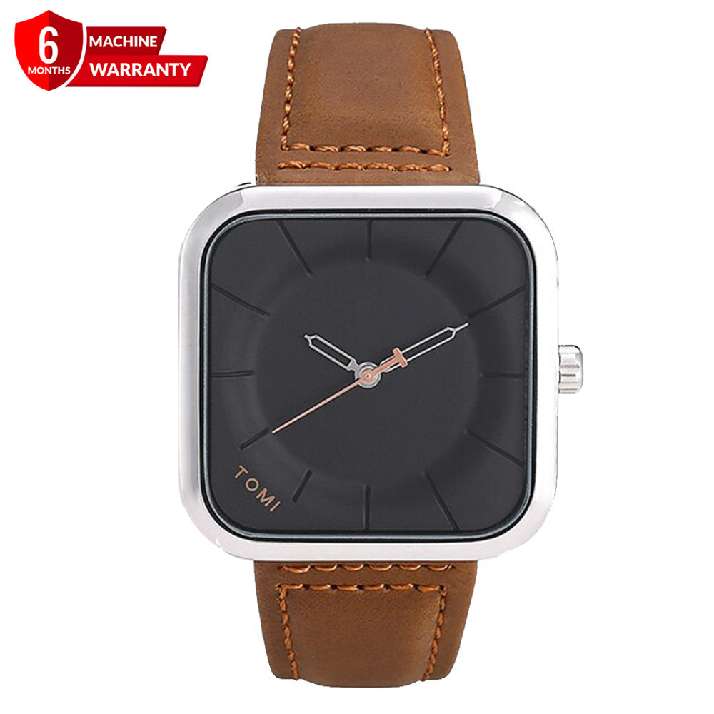 TOMI T093-Original Square Dial Straps Watch for Men