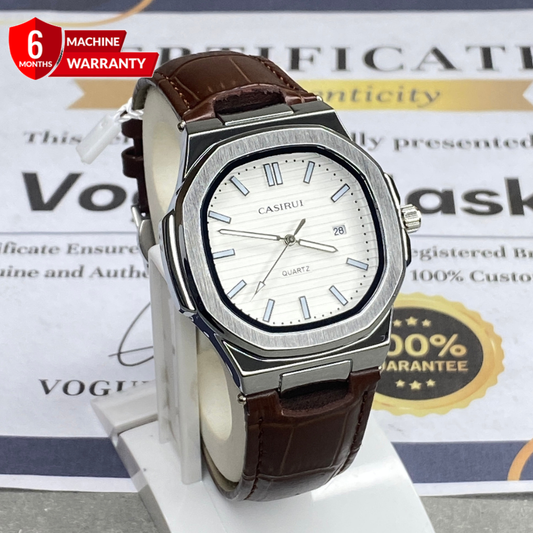 CASIRUI Analog Time Durable Straps Watch For Men With Date Display