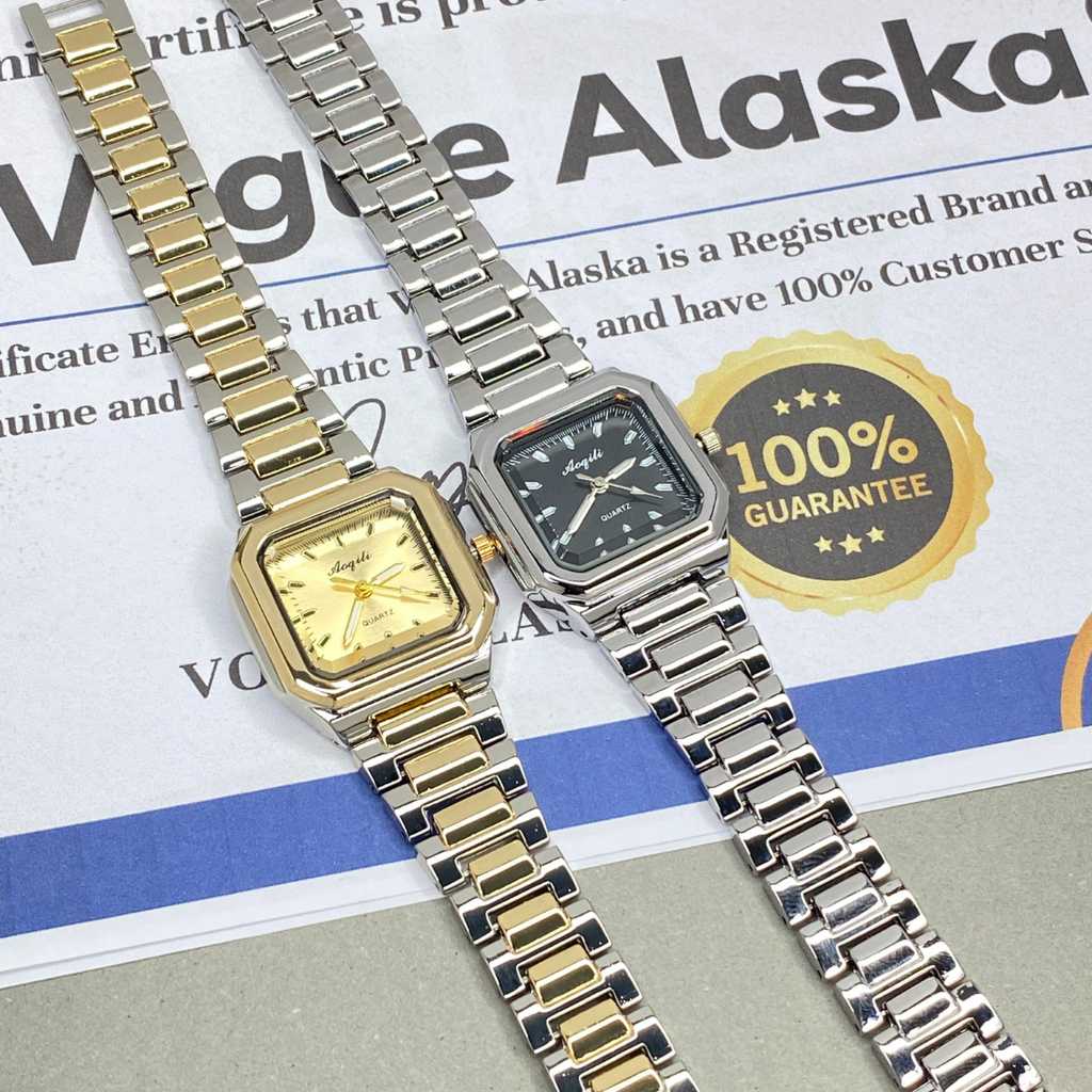 AOQILI  Luxury Stainless Steel Ladies Watch – Perfect Gift for Her