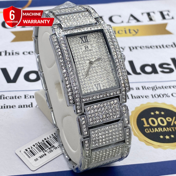 Longbo Luxury Iced Out Design Stainless Steel Made Chain Watch For Men