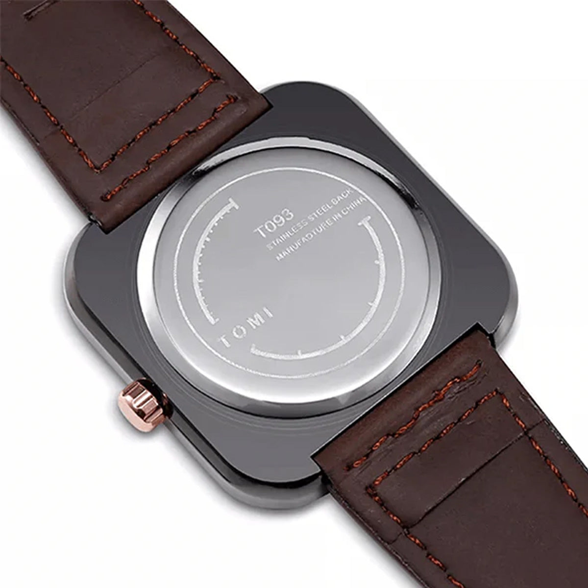 TOMI T093-Original Square Dial Straps Watch for Men